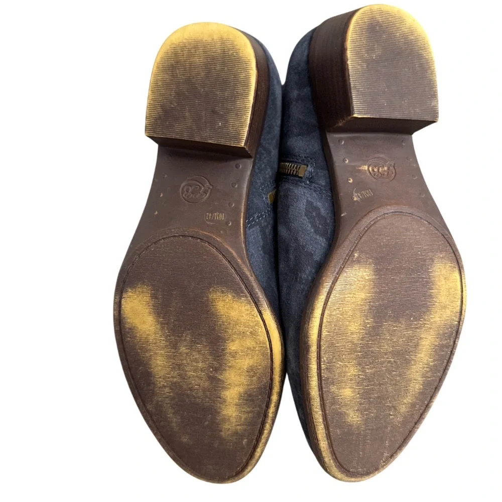Lucky brand‎ Basel blue snake print reptile booties